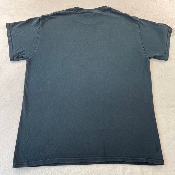 Lynyrd Skynyrd Y2K Eagle T-shirt Men's size Medium Black Faded Gildan Tag - Picture 2 of 7